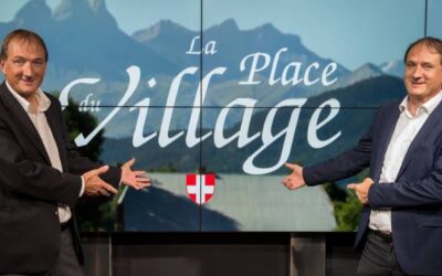 « La Place du Village » à Bessans
