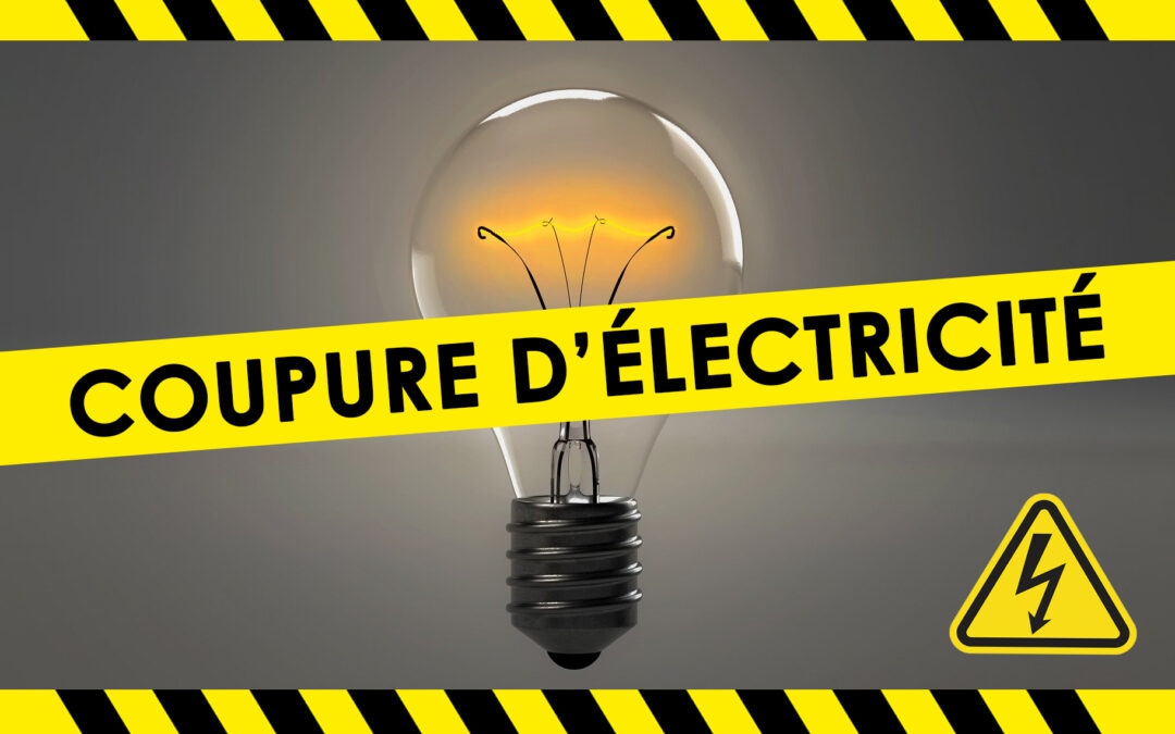 Coupures temporaires d’électricité